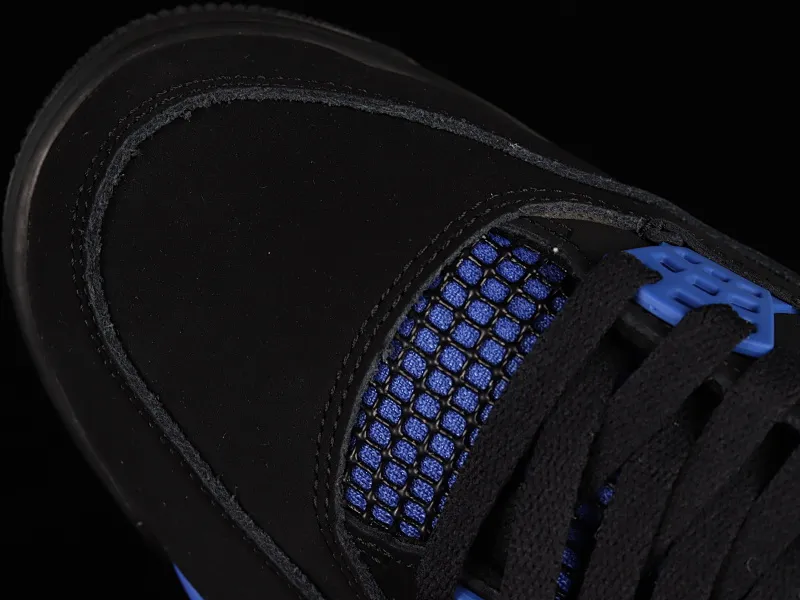 All categories Air Jordan Jordan series basketball shoes Air Jordan 4 Air Jordan 4 Retro "Heilan" AJ4 Joe 4 black and blue retro casual sports culture basketball shoes CT8527-018